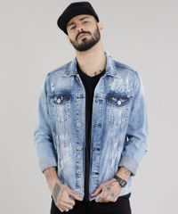 Jaqueta-Jeans-Trucker-Destroyed-com-Estampa-Azul-Medio-8756338-Azul_Medio_1 Jaqueta-Jeans-Trucker-Destroyed-com-Estampa-Azul-Medio-8756338-Azul_Medio_1