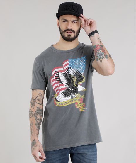 Camiseta-Longa--Estados-Unidos--Chumbo-8684311-Chumbo_1