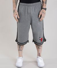 Bermuda-em-Moletom-NBA-Chicago-Bulls-Cinza-Mescla-8738378-Cinza_Mescla_1