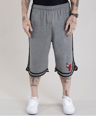 Bermuda-em-Moletom-NBA-Chicago-Bulls-Cinza-Mescla-8738378-Cinza_Mescla_1