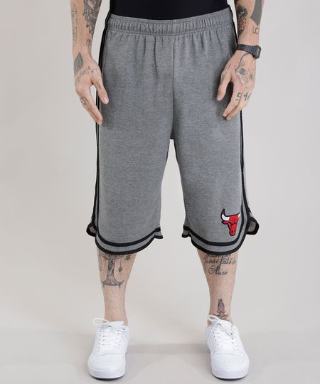 Bermuda-em-Moletom-NBA-Chicago-Bulls-Cinza-Mescla-8738378-Cinza_Mescla_1