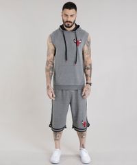Bermuda-em-Moletom-NBA-Chicago-Bulls-Cinza-Mescla-8738378-Cinza_Mescla_3