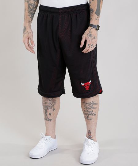 Bermuda-em-Tela-NBA-Chicago-Bulls-Preta-8738472-Preto_1