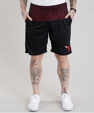 Bermuda-NBA-Chicago-Bulls-Preta-8739769-Preto_1