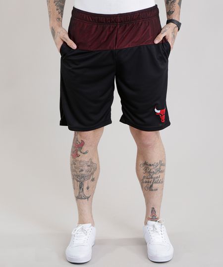 Bermuda-NBA-Chicago-Bulls-Preta-8739769-Preto_1