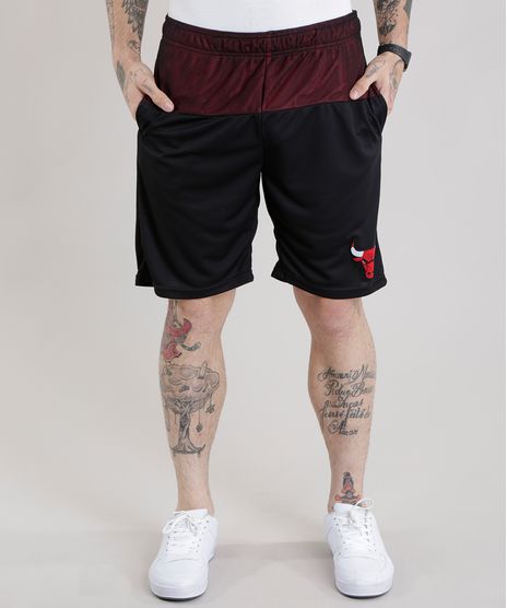 Bermuda-NBA-Chicago-Bulls-Preta-8739769-Preto_1