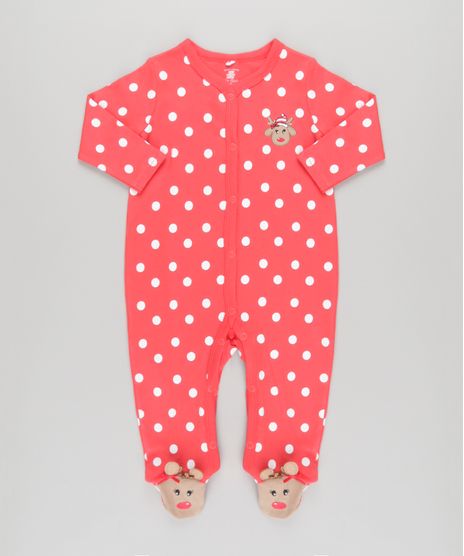 Macacao-Estampado-de-Poa-Rena-em-Algodao---Sustentavel-Vermelho-8612270-Vermelho_1