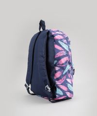 Mochila---Porta-Treco-Estampada-de-Penas-Azul-Marinho-8648774-Azul_Marinho_3