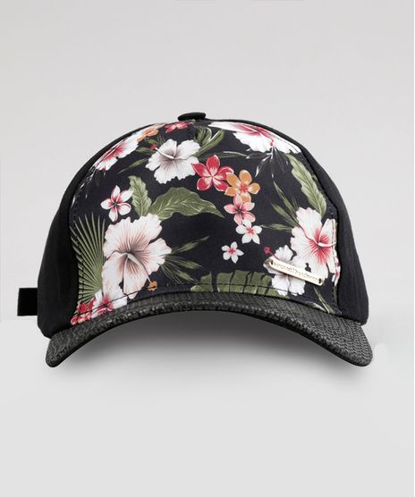 Bone-com-Estampa-Floral-Preto-8757286-Preto_1