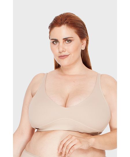 Sutiã sem Bojo Reforçado Plus Size Menor preço em Sutiã sem Bojo Reforçado Plus Size