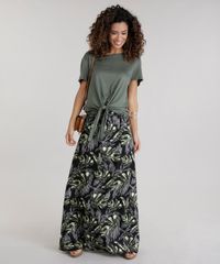 Saia-Longa-Estampada-de-Folhagem-Preta-8764149-Preto_3