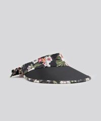 Viseira-de-Praia-Estampada-Floral-Preta-8757178-Preto_3