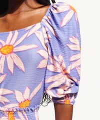 Blusa-Feminina-Cropped-Texturizada-Estampada-de-Margaridas-Manga-Bufante-Decote-Reto-Lilas-9960162-Lilas_5