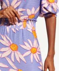 Saia-Feminina-Longa-Texturizada-Estampada-de-Margarida-com-Recorte-Lilas-9960977-Lilas_4