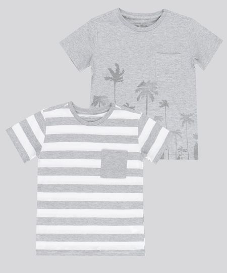 Kit-de-2-Camisetas-Estampadas-Cinza-Mescla-8742029-Cinza_Mescla_1