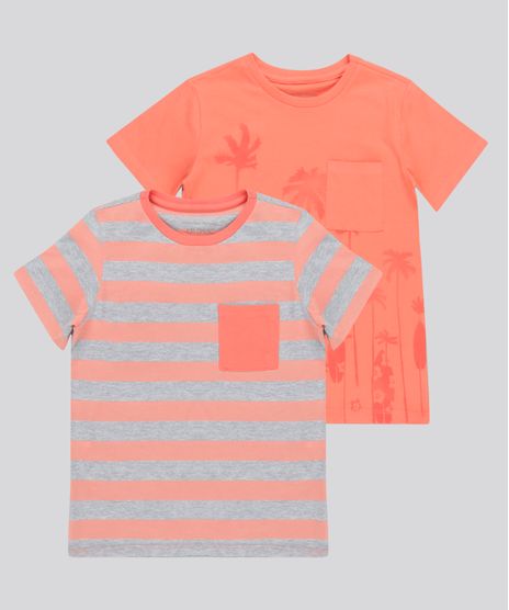 Kit-de-2-Camisetas-com-Bolso-Multicor-8742036-Multicor_1