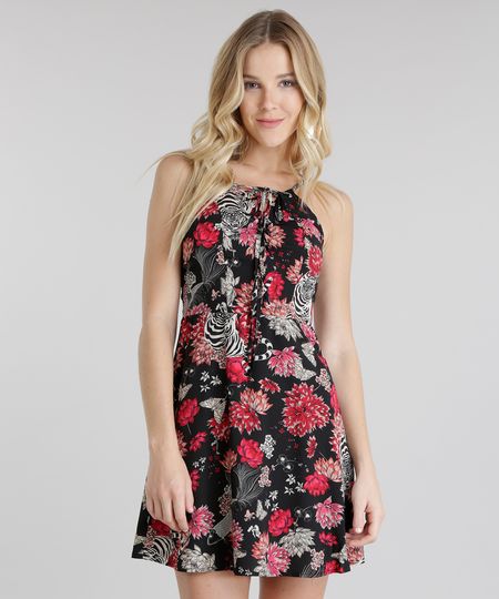 Vestido-Estampado-Floral-Preto-8658840-Preto_1