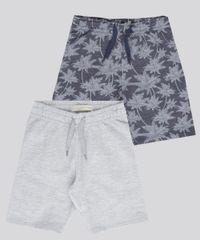 Kit-de-2-Bermudas-em-Moletom-Multicor-8792728-Multicor_1 Kit-de-2-Bermudas-em-Moletom-Multicor-8792728-Multicor_1