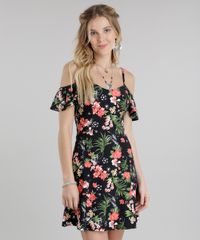 Vestido-Open-Shoulder-Estampado-Floral-Preto-8809157-Preto_1