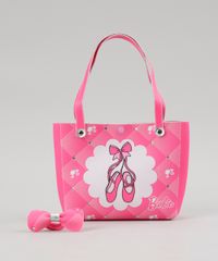 Bolsa-Estampada-Barbie-com-Brilho-e-Elastico-de-Cabelo-Rosa-8769788-Rosa_3