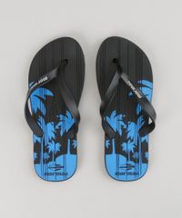 Chinelo-Mormaii-com-Estampa-de-Coqueiros-Preto-8764502-Preto_1