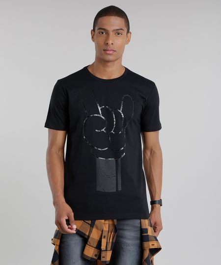 Camiseta-Mickey-Preta-8763022-Preto_1 Camiseta-Mickey-Preta-8763022-Preto_1