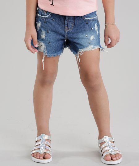 Short-Jeans-Destroyed-com-Tachas-Azul-Escuro-8729429-Azul_Escuro_1
