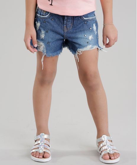Short-Jeans-Destroyed-com-Tachas-Azul-Escuro-8729429-Azul_Escuro_1