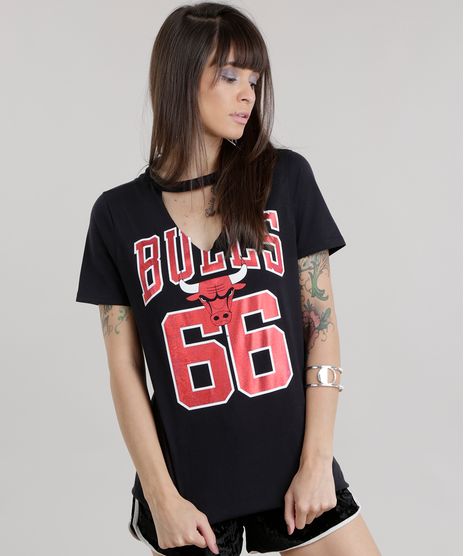 Blusa-Choker-NBA-Chicago-Bulls-Preta-8754433-Preto_1