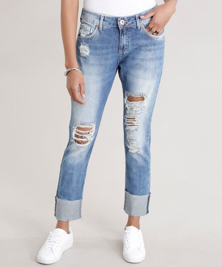 Calca-Jeans-Boyfriend-Destroyed-Azul-Medio-8707446-Azul_Medio_1 Calca-Jeans-Boyfriend-Destroyed-Azul-Medio-8707446-Azul_Medio_1