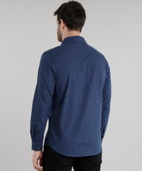 Camisa-Slim-Estampada-de-Poa-Azul-Marinho-8635084-Azul_Marinho_2