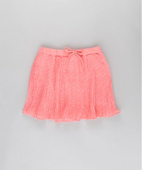 Saia-Plissada-Estampada-de-Estrelas-Coral-8674458-Coral_1