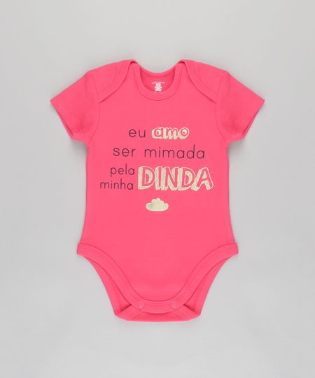 Body--Eu-amo-ser-mimada-pela-minha-dinda--em-Algodao---Sustentavel-Pink-8662245-Pink_1