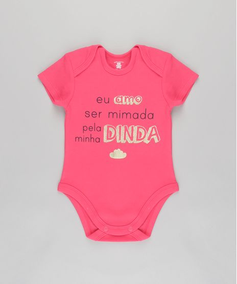 Body--Eu-amo-ser-mimada-pela-minha-dinda--em-Algodao---Sustentavel-Pink-8662245-Pink_1