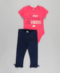 Body--Eu-amo-ser-mimada-pela-minha-dinda--em-Algodao---Sustentavel-Pink-8662245-Pink_3