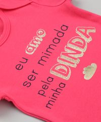 Body--Eu-amo-ser-mimada-pela-minha-dinda--em-Algodao---Sustentavel-Pink-8662245-Pink_4