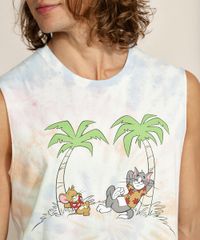 Regata-Masculina-Tom-e-Jerry-Estampada-Tie-Dye-Gola-Careca-Branca-9968121-Branco_2