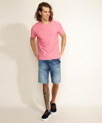 Camiseta-Masculina-Basica-Flame-com-Bolso-Manga-Curta-Gola-Careca-Coral-9971230-Coral_3