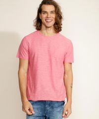 Camiseta-Masculina-Basica-Flame-com-Bolso-Manga-Curta-Gola-Careca-Coral-9971230-Coral_5