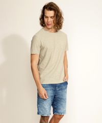 Camiseta-Masculina-Basica-Flame-com-Bolso-Manga-Curta-Gola-Careca-Kaki-9971230-Kaki_5