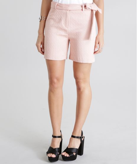 Short-em-Jacquard-com-Cinto-Rose-8359651-Rose_1_1