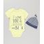 Body--I-Love-You--Amarelo---Gorro-Listrado-em-Algodao---Sustentavel-Amarelo-neon-8656533-Amarelo_Neon_1