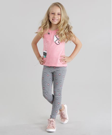 Conjunto-Minnie-de-Blusa-Rosa-Claro---Calca-Legging-Listrada-Cinza-Mescla-8741053-Cinza_Mescla_1