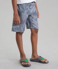 Bermuda-Estampada-de-Folhagens-Cinza-8729270-Cinza_1