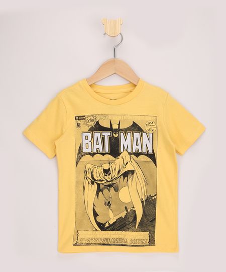 Camiseta-Infantil-Batman-Revista-Manga-Curta-Amarela-9968591-Amarelo_1