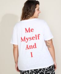 T-Shirt-Feminina-Plus-Size-Mindset--Me-Myself-and-I--Manga-Curta-Decote-Redondo-Branca-9974840-Branco_2