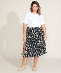 T-Shirt-Feminina-Plus-Size-Mindset--Me-Myself-and-I--Manga-Curta-Decote-Redondo-Branca-9974840-Branco_3