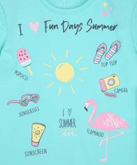 Blusa-Infantil--I-Love-Fun-Days-Summer--com-Glitter-Manga-Curta-Verde-Agua-9965731-Verde_Agua_3