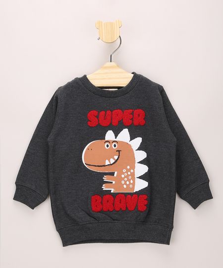 Blusao-de-Moletom-Infantil-Dinossauro--Super-Brave--Cinza-Mescla-Escuro-9803332-Cinza_Mescla_Escuro_1 Blusao-de-Moletom-Infantil-Dinossauro--Super-Brave--Cinza-Mescla-Escuro-9803332-Cinza_Mescla_Escuro_1