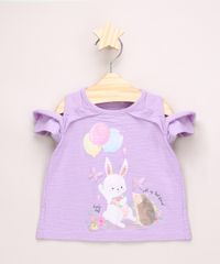 Blusa-Infantil-Open-Shoulder-Coelhinho-com-Glitter-Manga-Curta--Lilas-9966892-Lilas_1